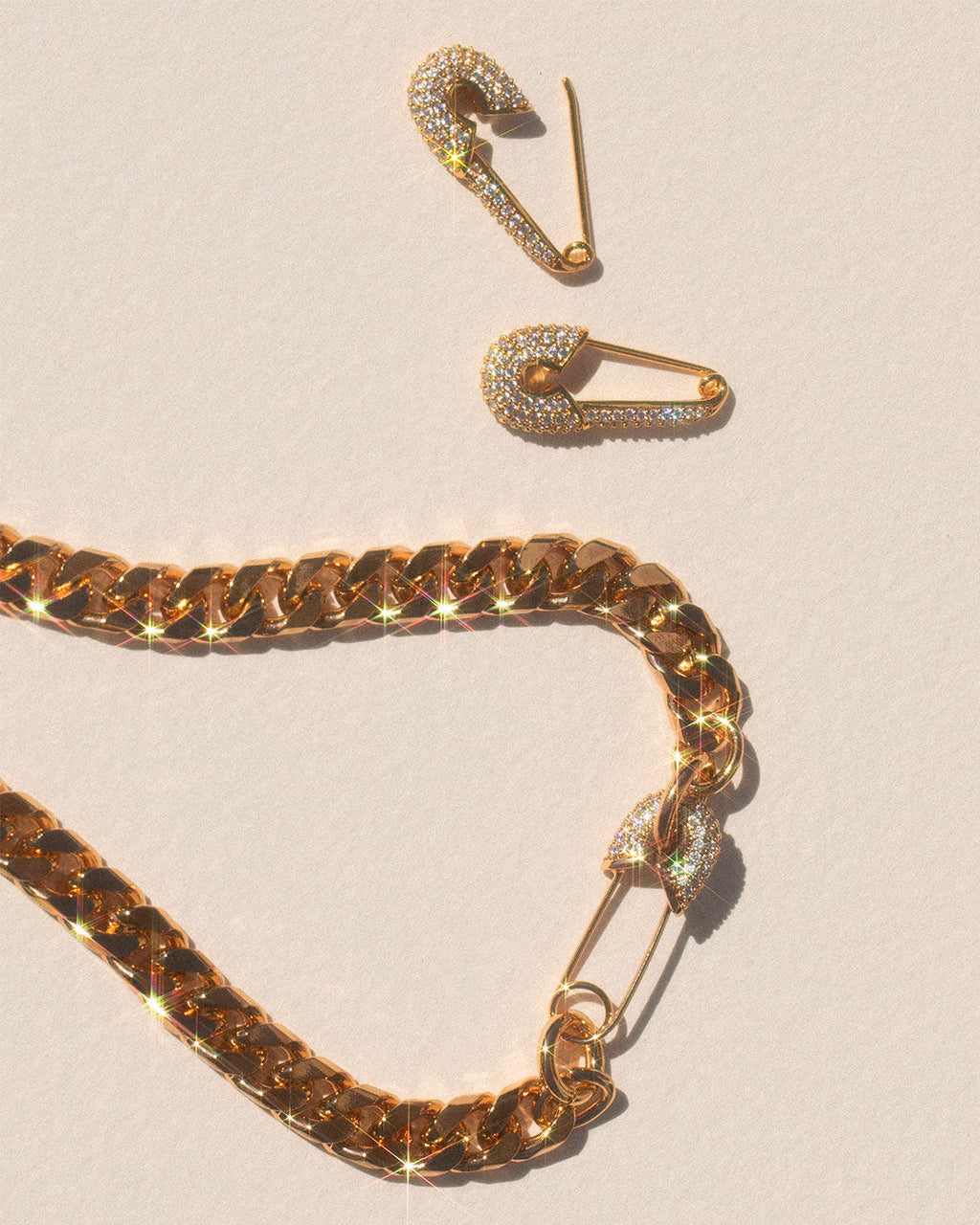 Just Like My Mama Necklace in Gold — detail view