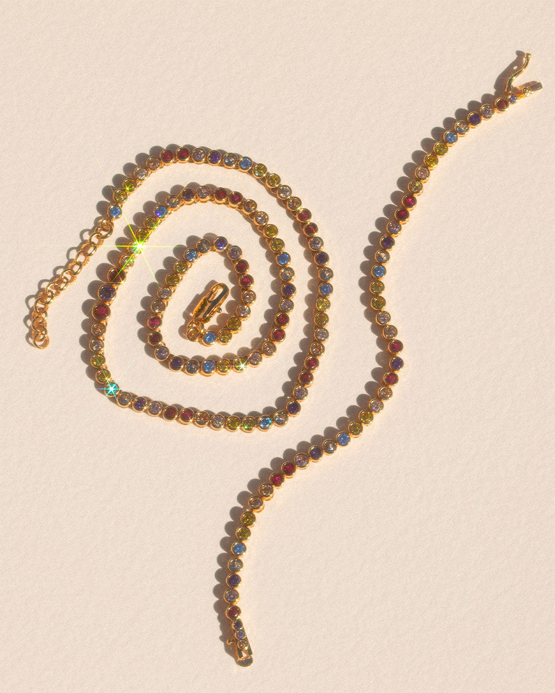 What Dreams Are Made Of Tennis Bracelet in Gold — alternate view