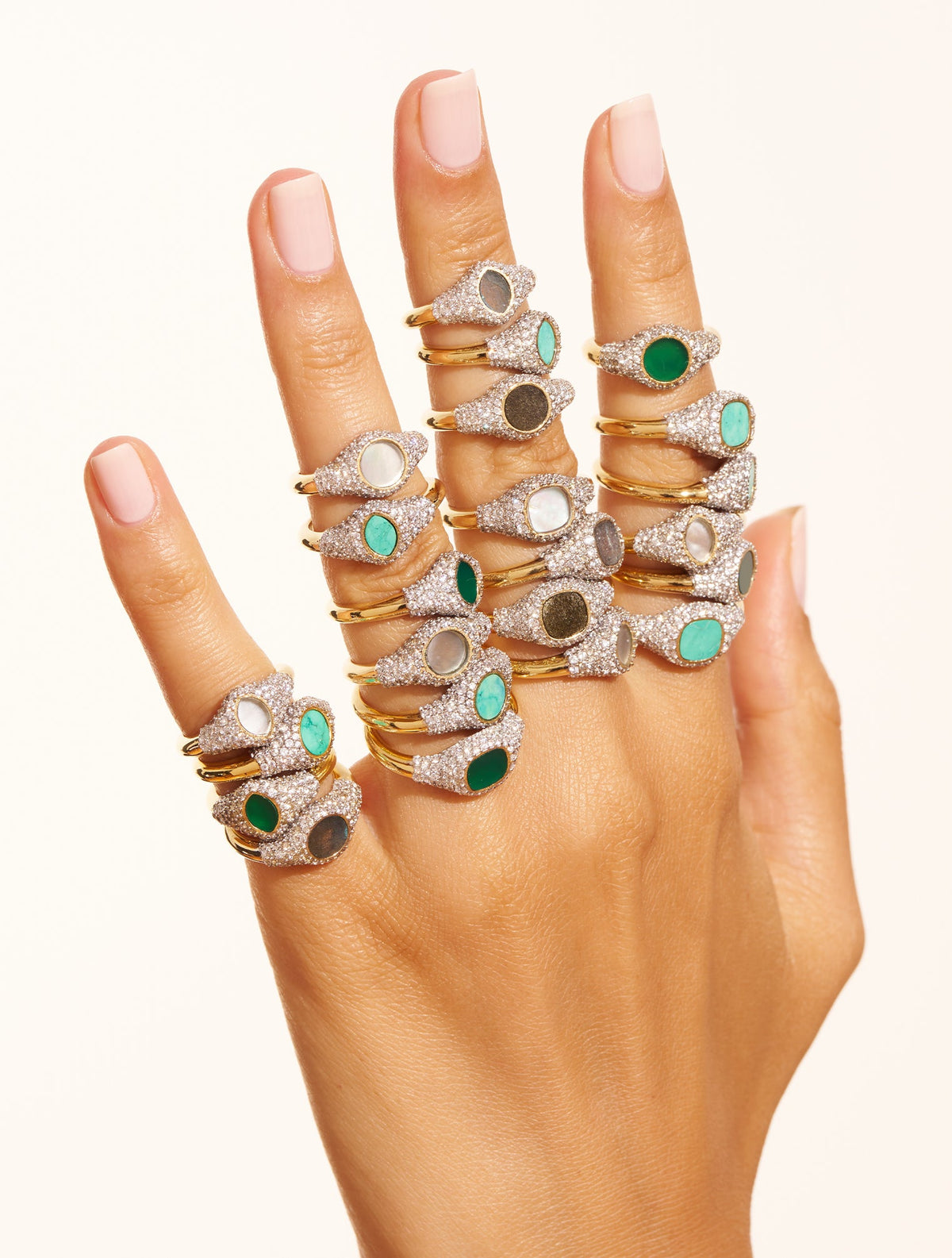 Holi Ring - Turquoise - detail view