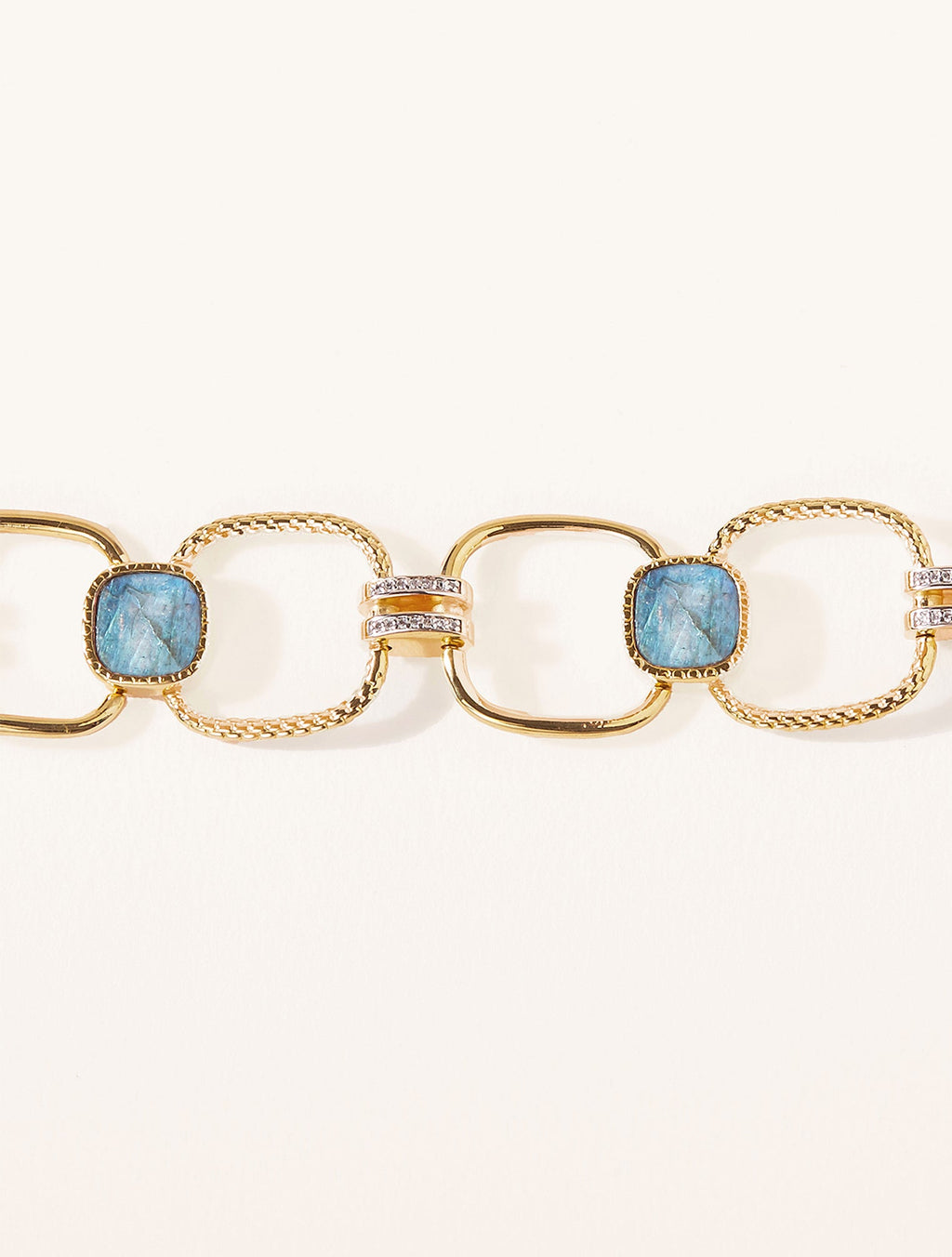 Kaïa Bracelet - Labradorite - front view