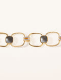 Kaïa Bracelet - Grey Mother-of-pearl - front view