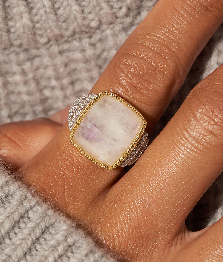 Kara Ring - Stone of Moon - alternate view