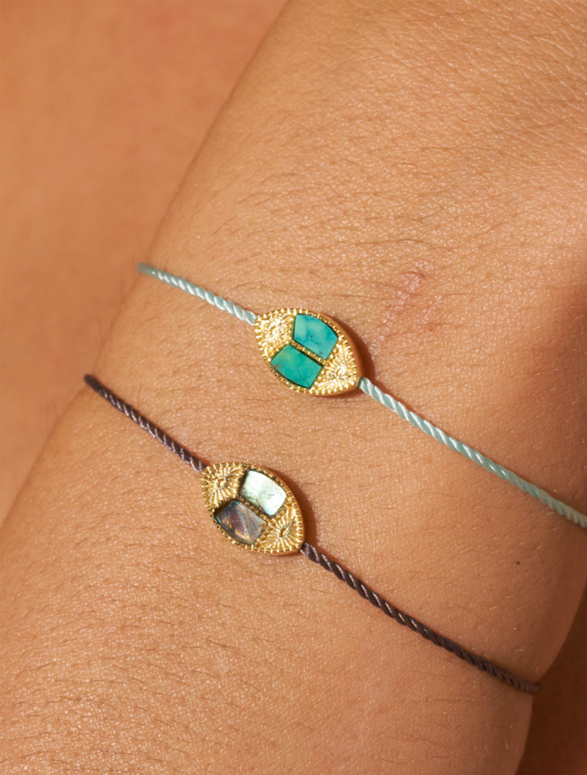 Mina Bracelet - Turquoise - alternate view