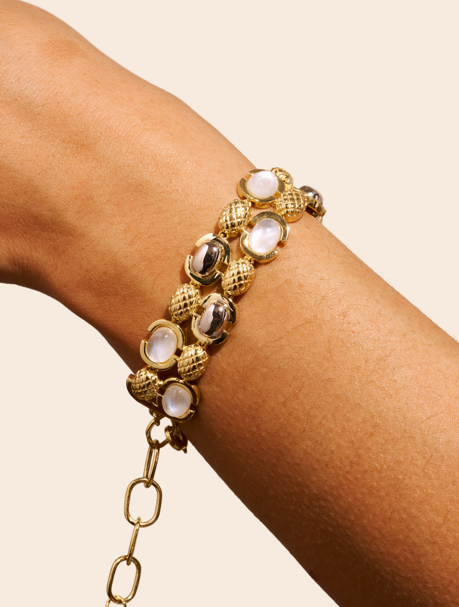 Amara Bracelet - Mother-of-pearl - alternate view
