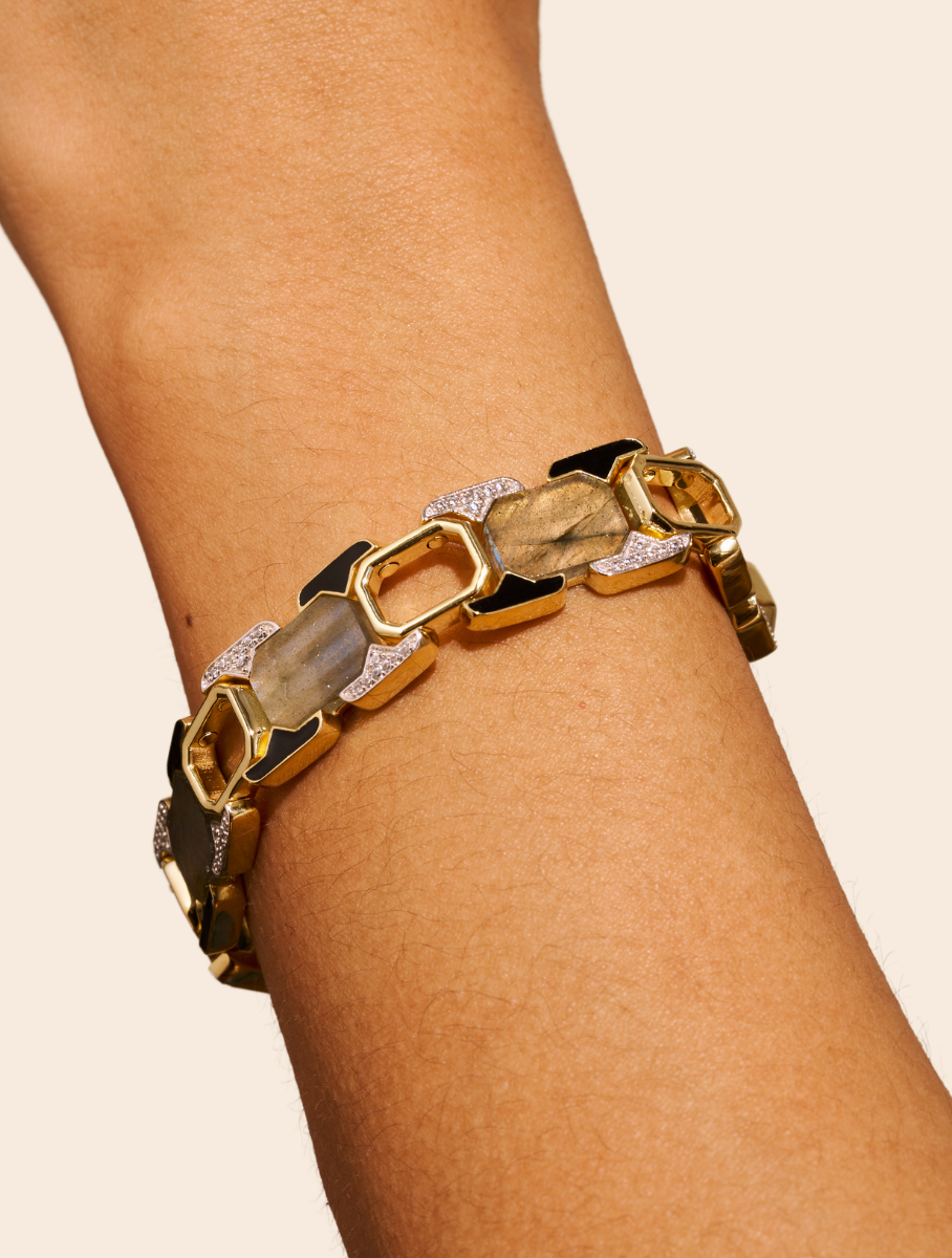 Berry Bracelet - Labradorite - alternate view