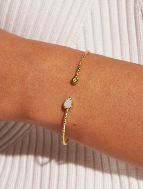 Bali Bangle - Stone of moon - alternate view