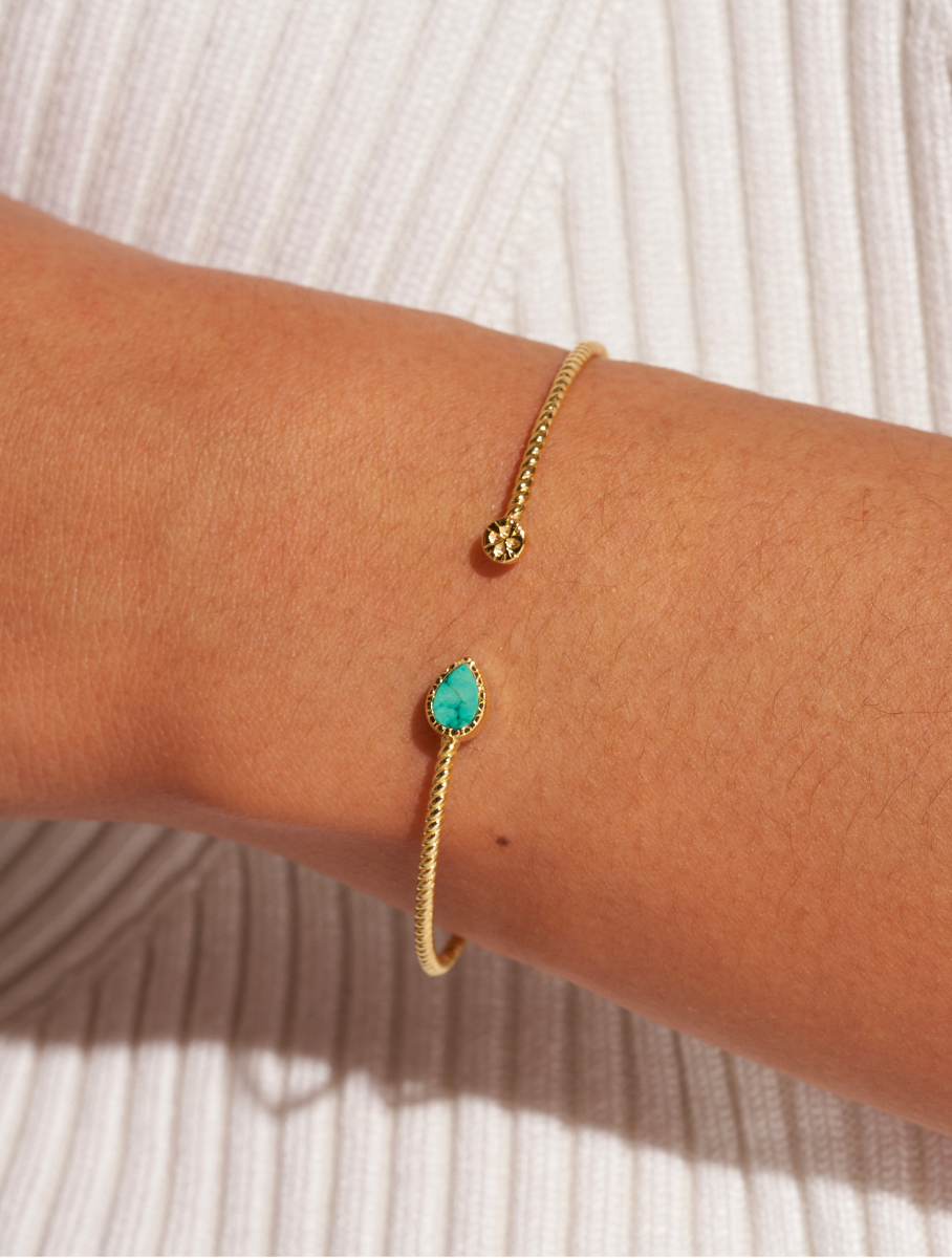 Bali Bangle - Turquoise - alternate view