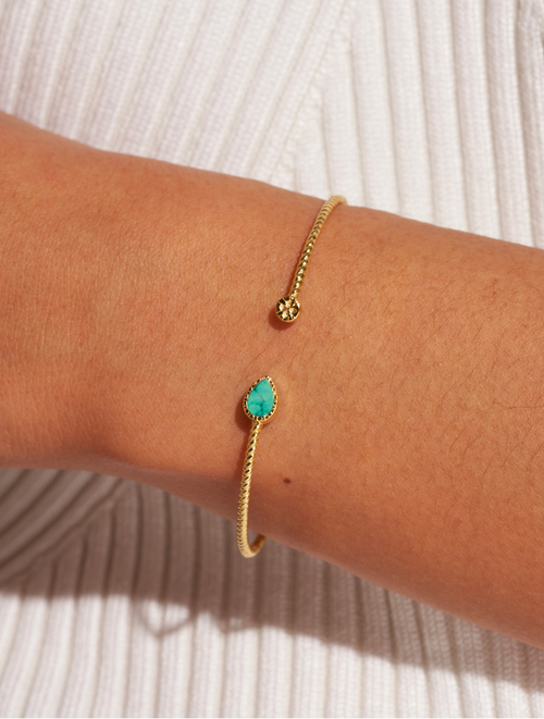 Bali Bangle - Turquoise - alternate view