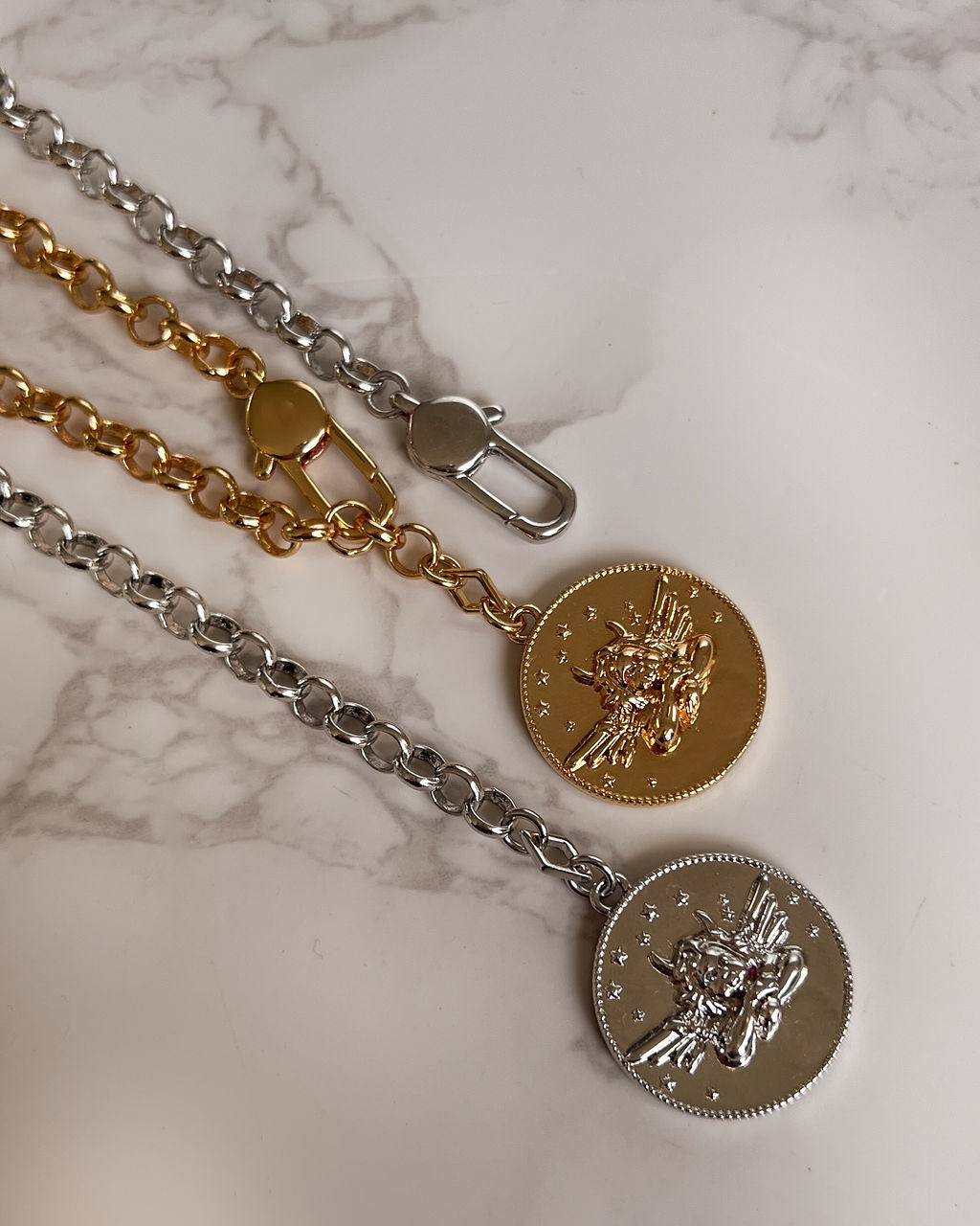 Julie Charm Necklace — detail view 2