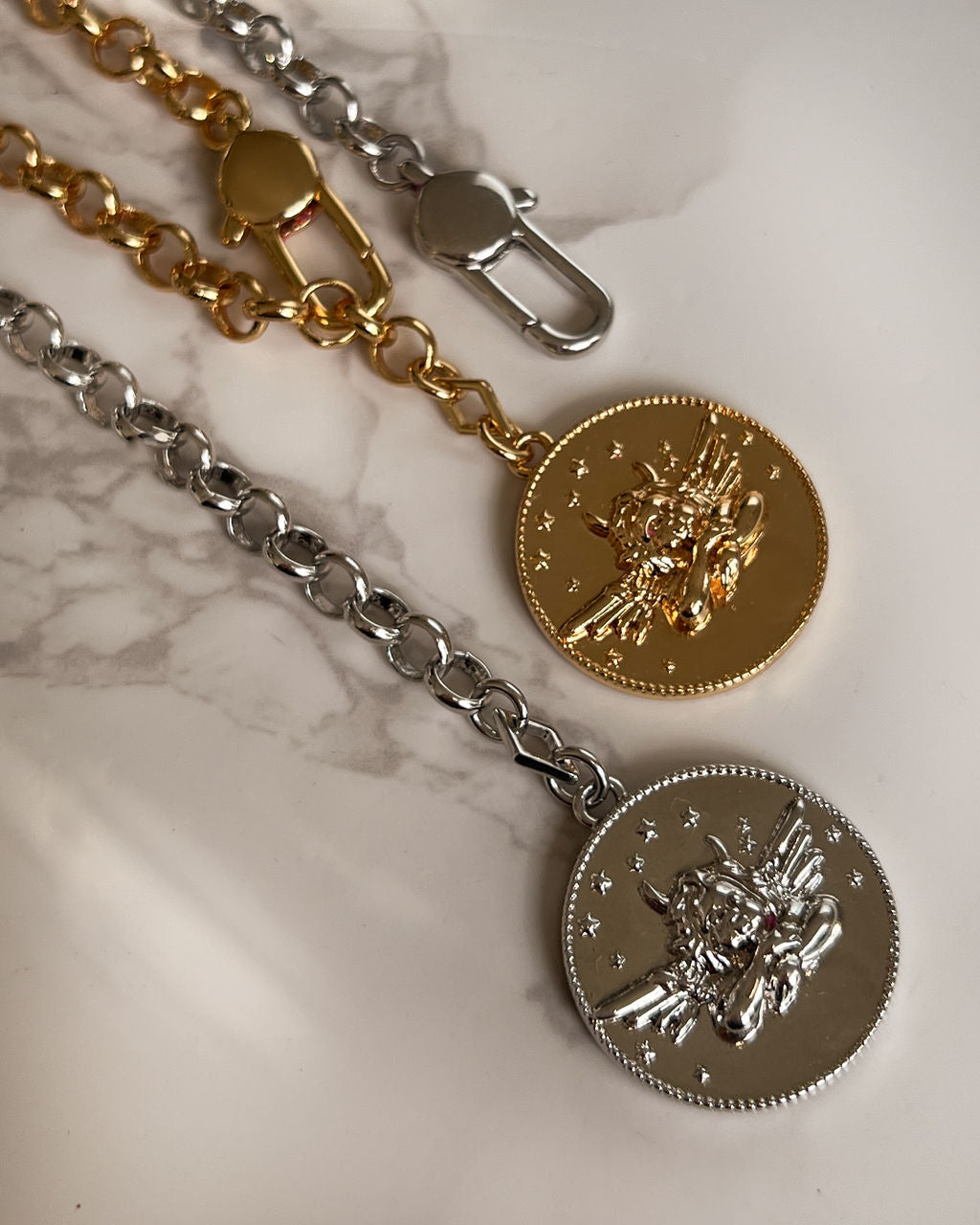 Julie Charm Necklace — another angle