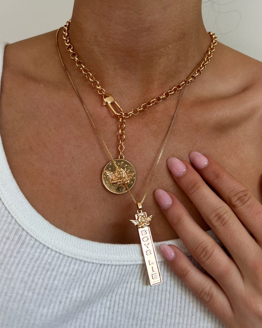 Julie Charm Necklace — alternate view 2