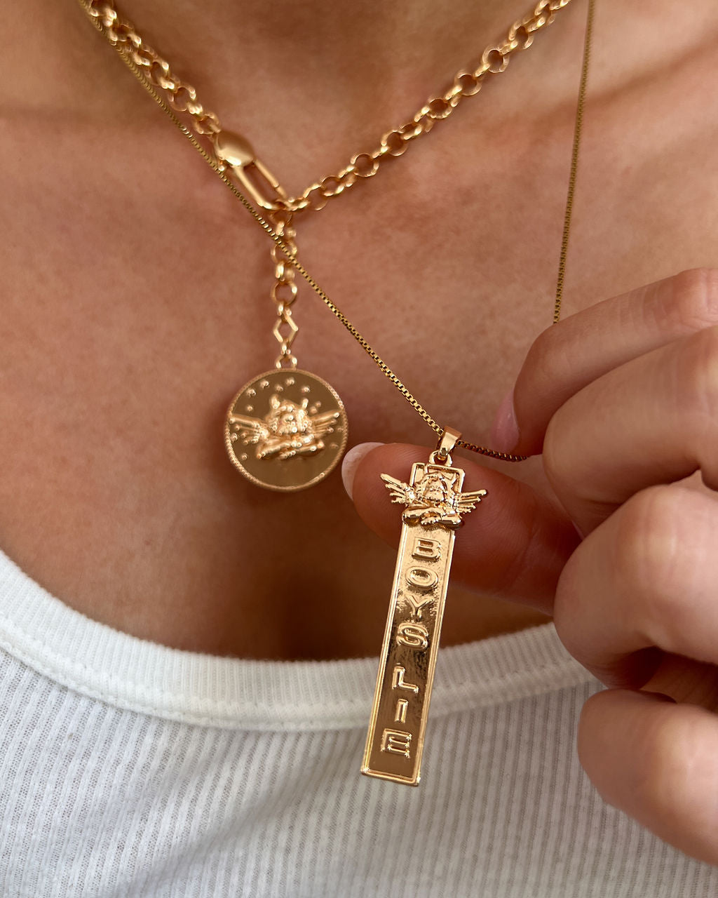 Suzi Angel Necklace — alternate view 2