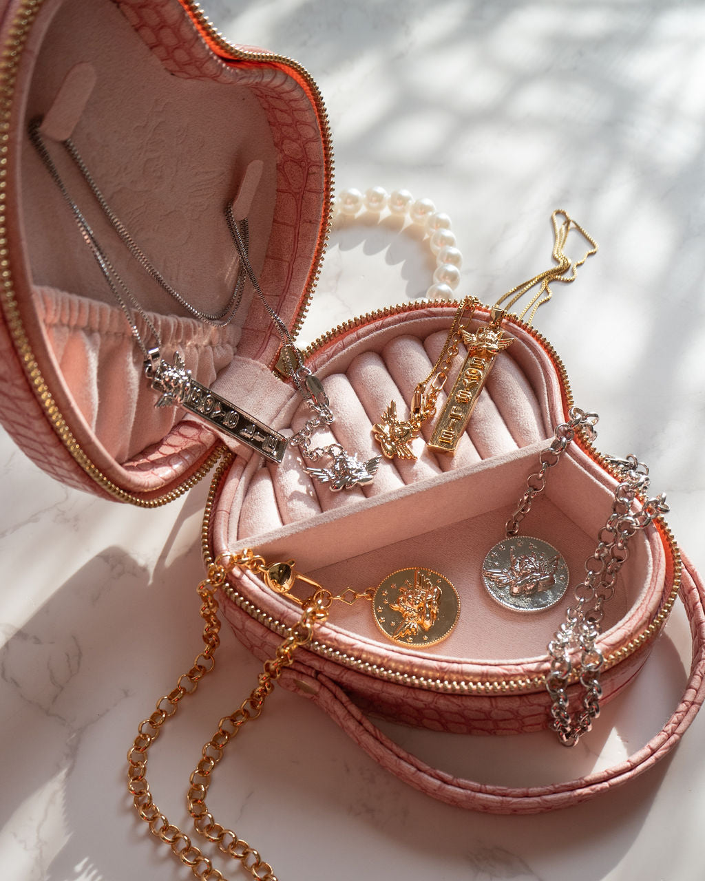 Boys Lie Heart Jewelry Case