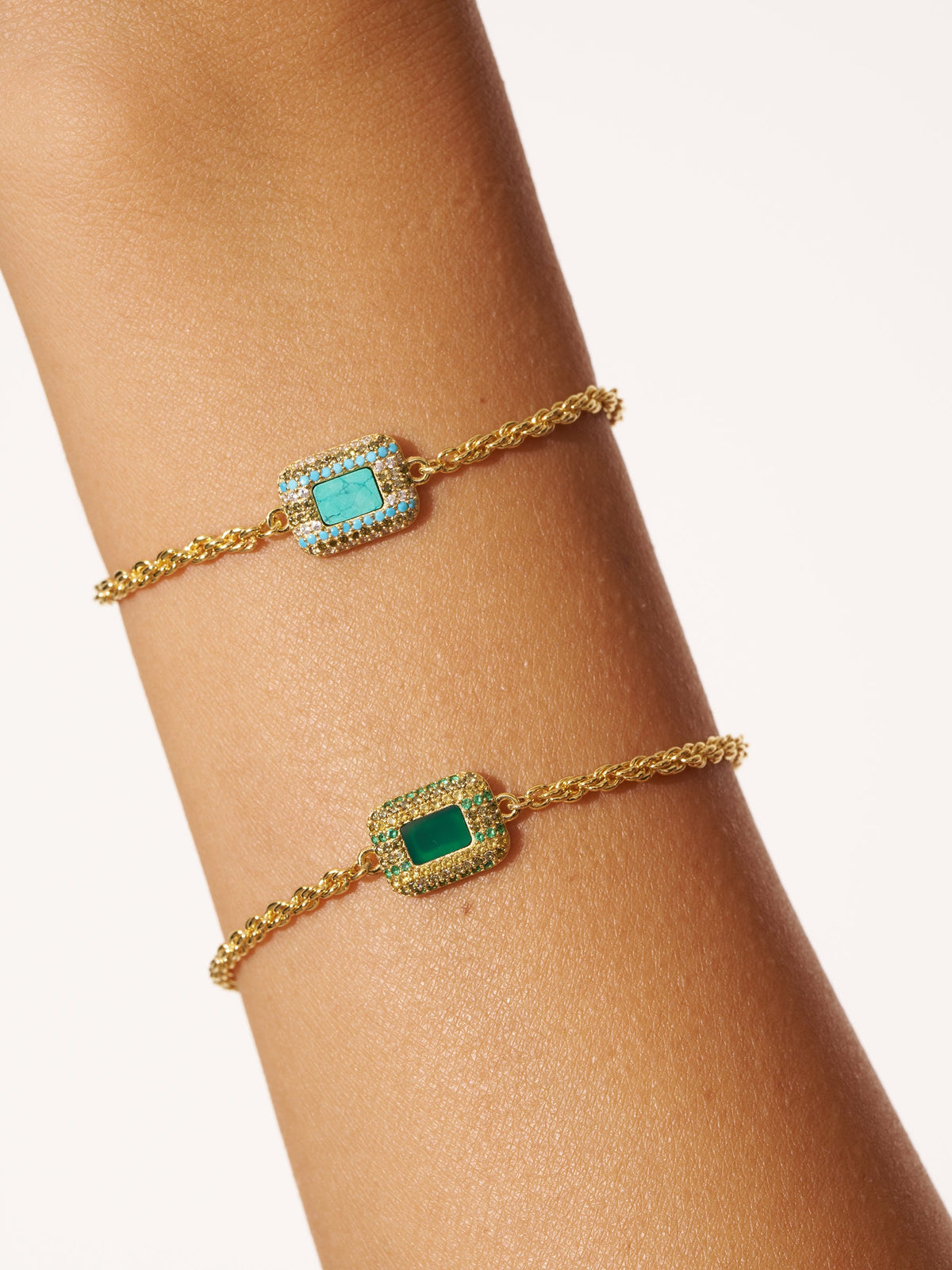 Karma Bracelet - Turquoise - alternate view