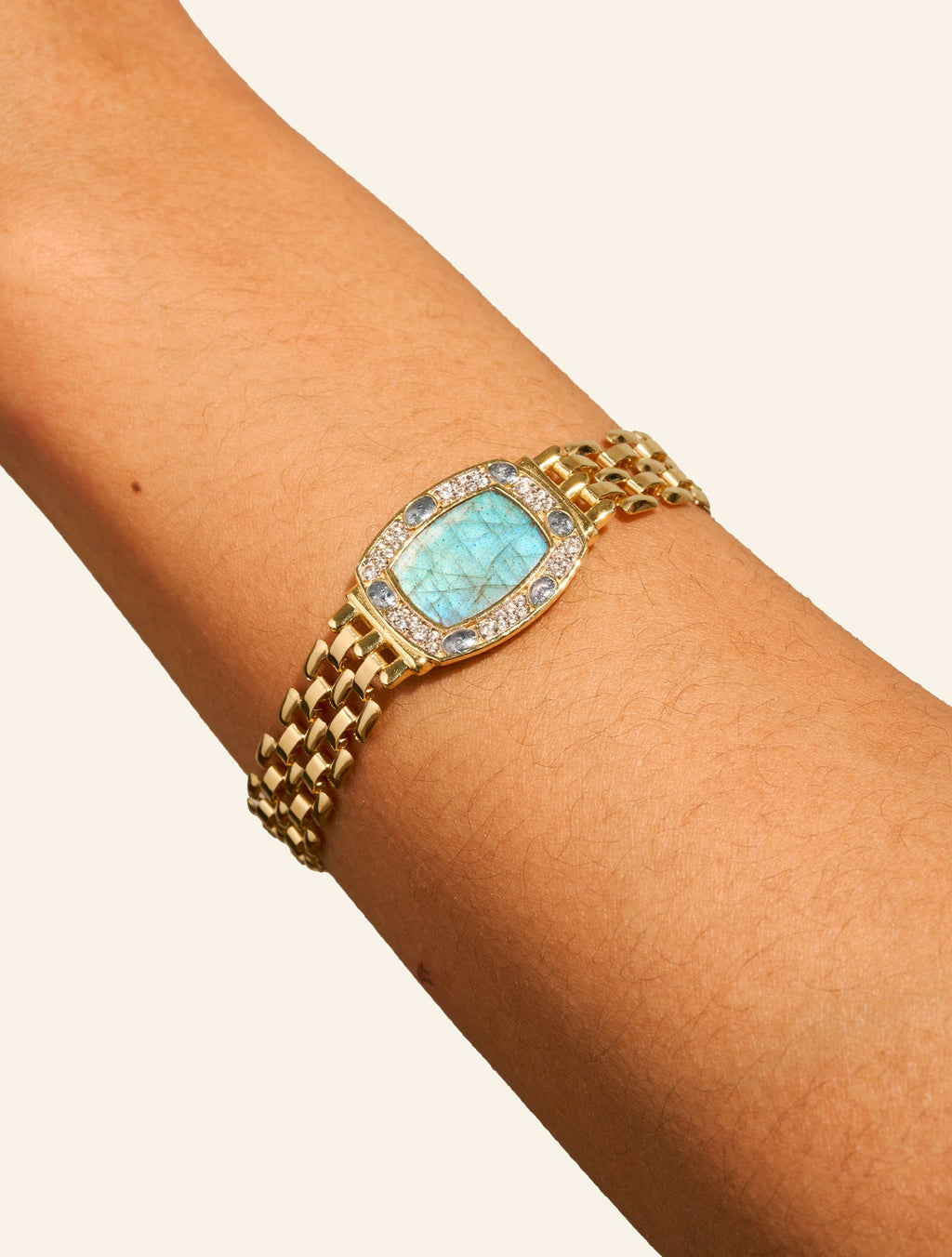 Ranee Bracelet - Labradorite - alternate view