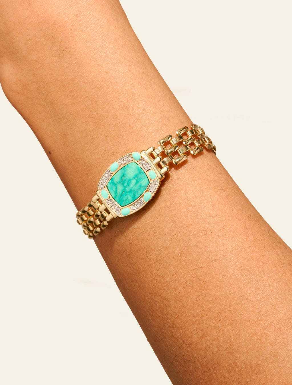 Ranee Bracelet - Turquoise - alternate view