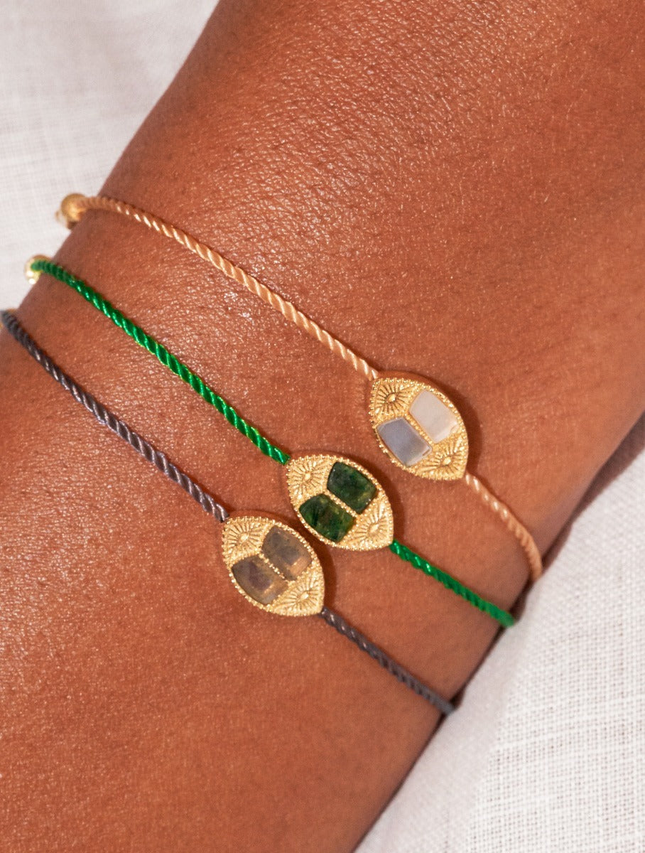Mina Bracelet - Aventurine - alternate view