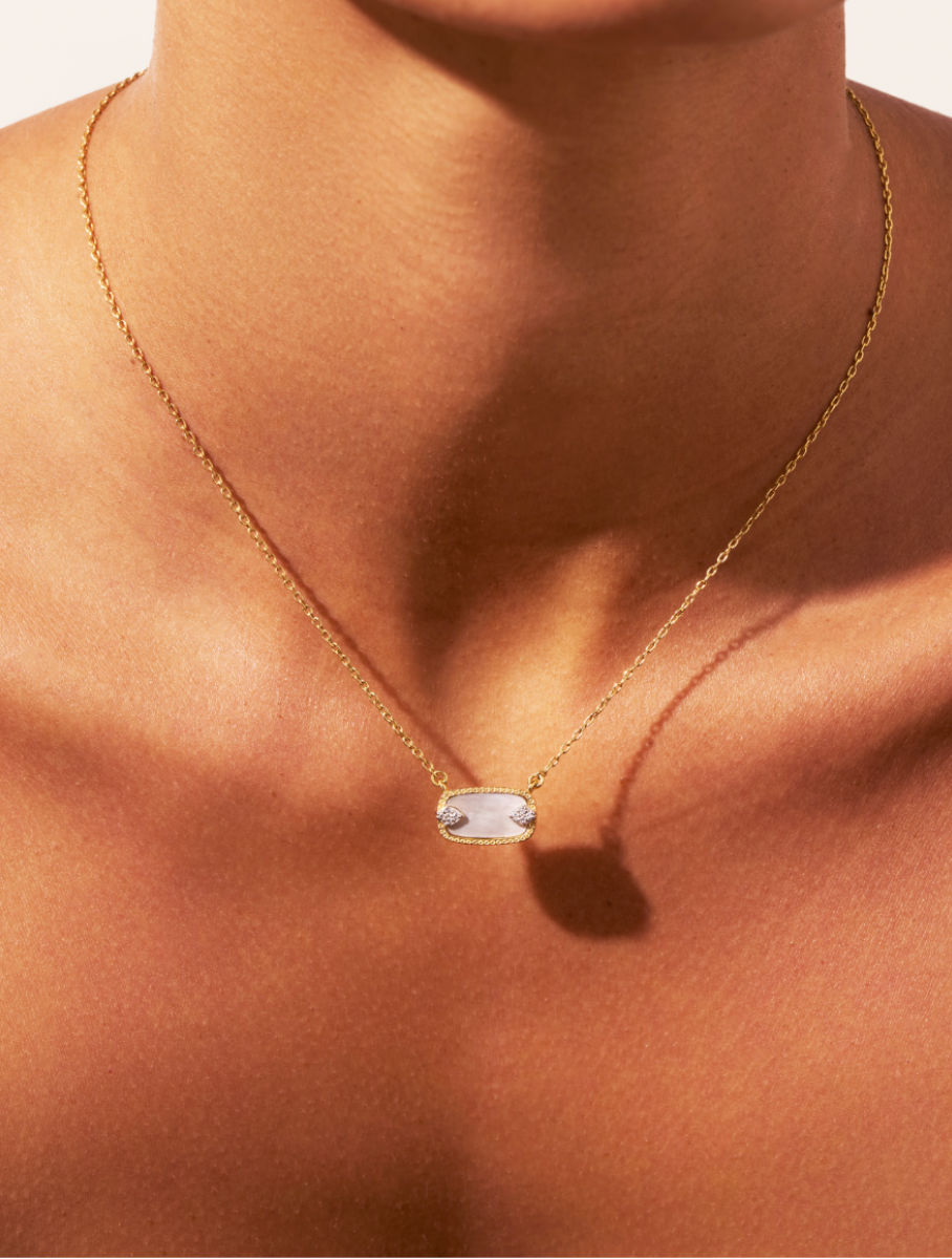 Sangha Necklace - Mother-of-pearl - alternate view