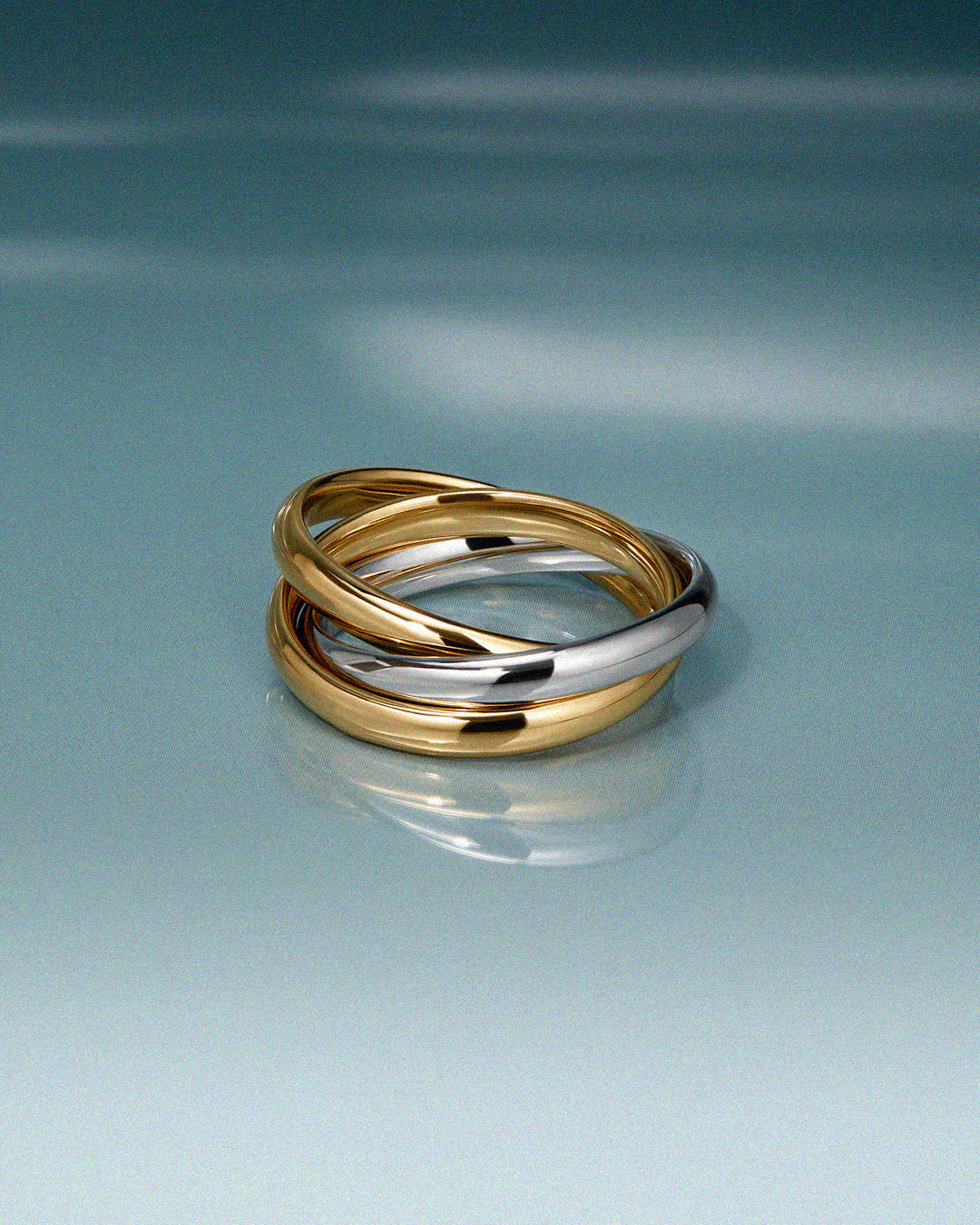 Trio Twisted Ring — alternate view
