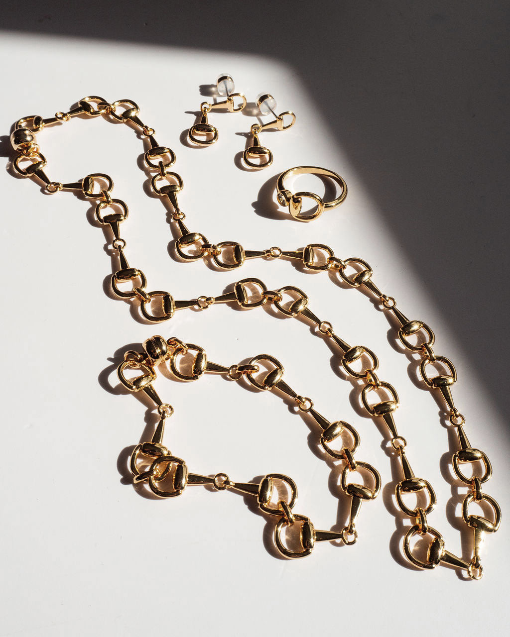 Horsebit Necklace — detail view