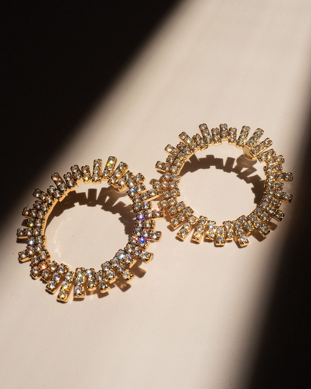 Pavé Ray Earrings — alternate view 2