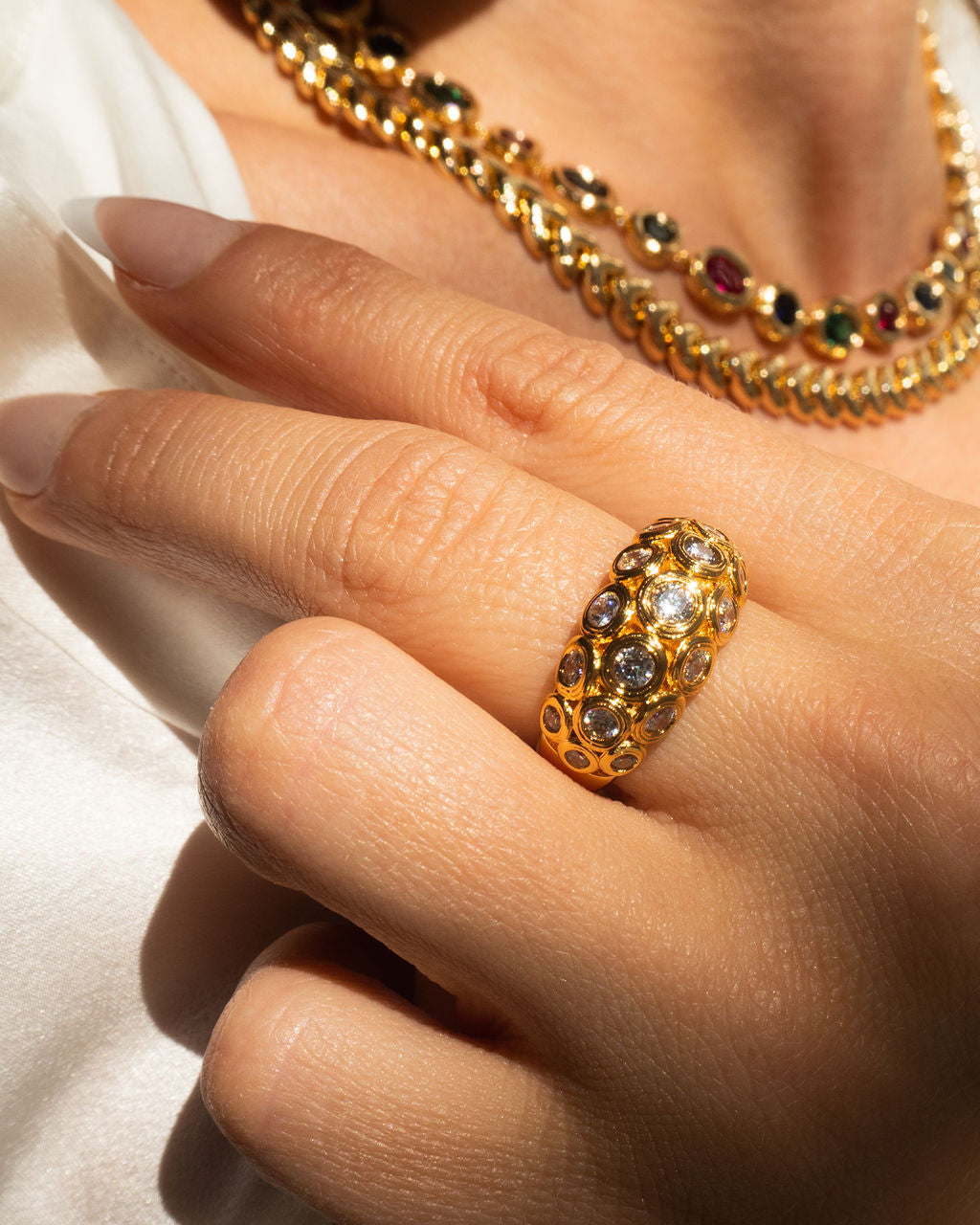 Sienna Stone Ring — detail view