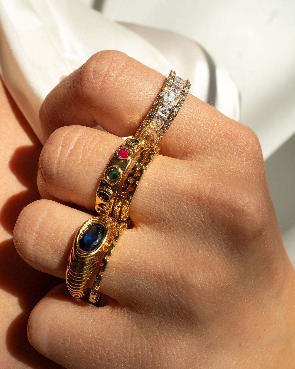 Royale Stone Signet Ring — another angle