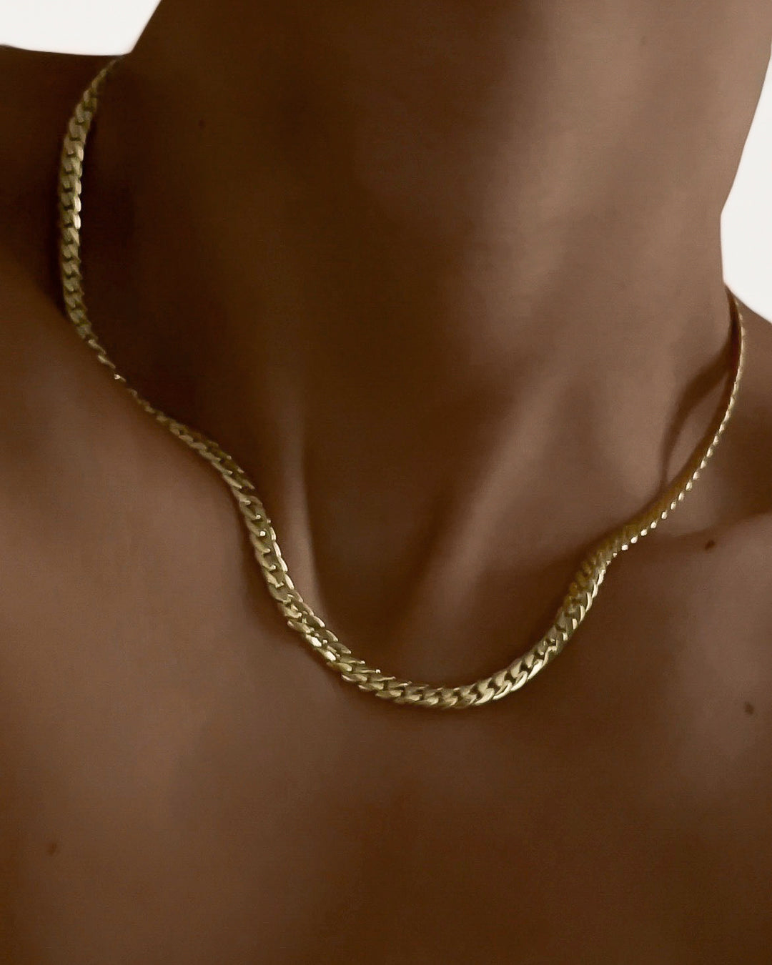 Ferrera Chain Necklace - Silver — another angle