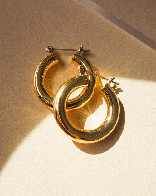 Baby Amalfi & Marbella Hoops - Gold — alternate view