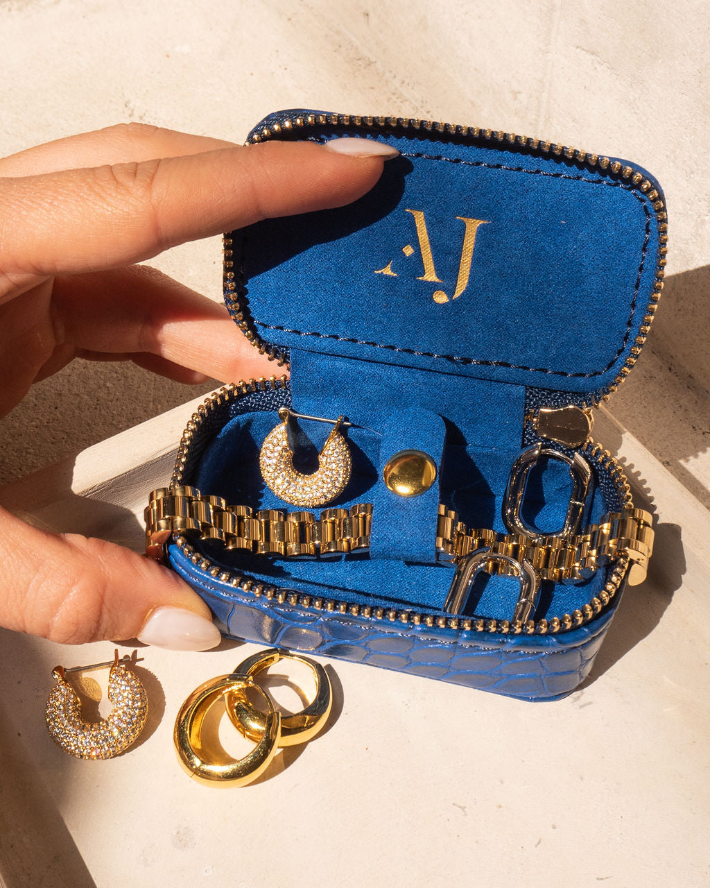 The Luv Aj Mini Jewelry Case — alternate view