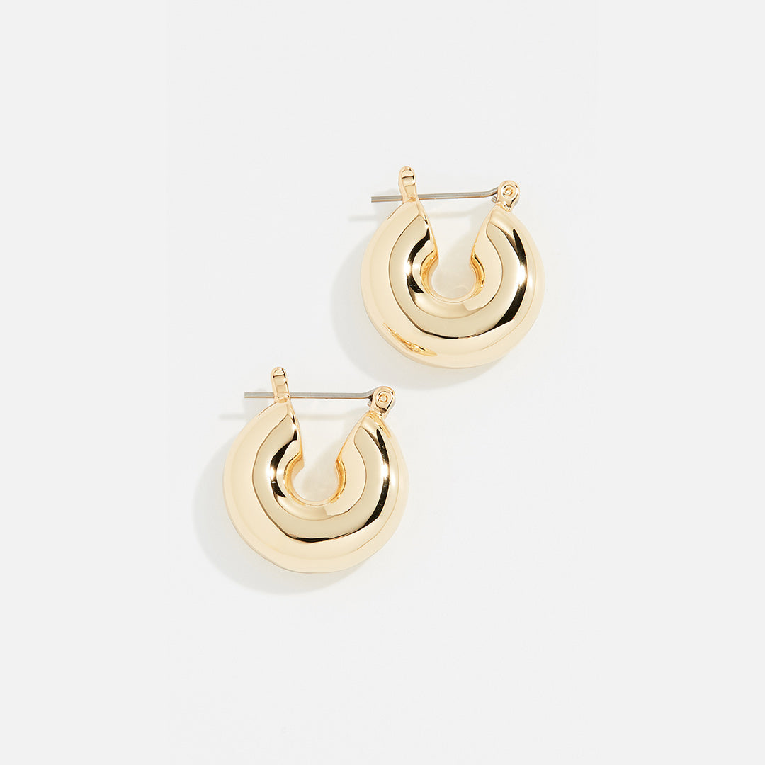 Mini Donut Hoops - Gold — alternate view 2