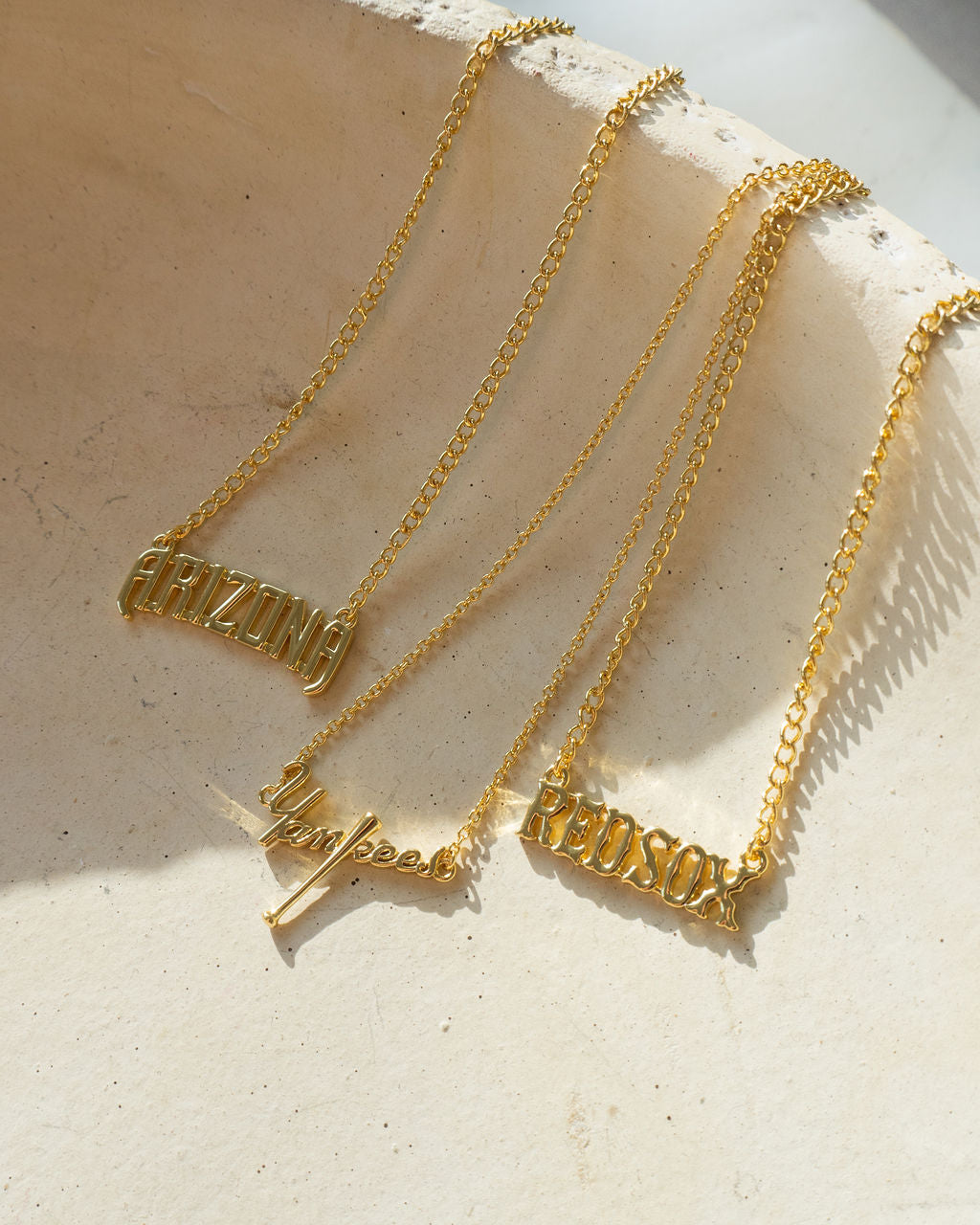 MLB Nameplate Necklace — alternate angle