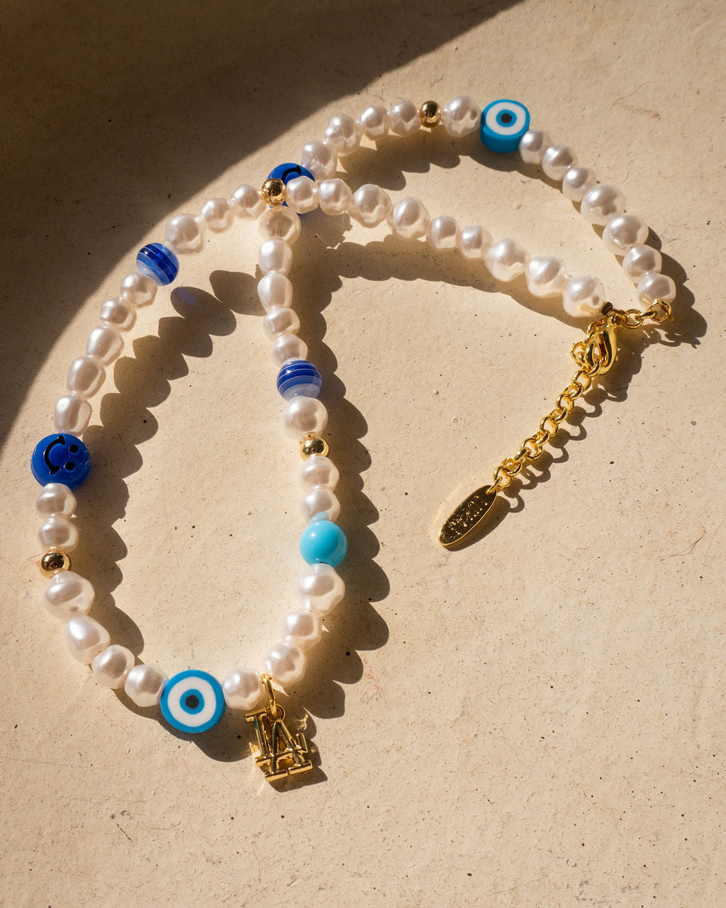 MLB Pearl Charm Necklace — alternate view 2
