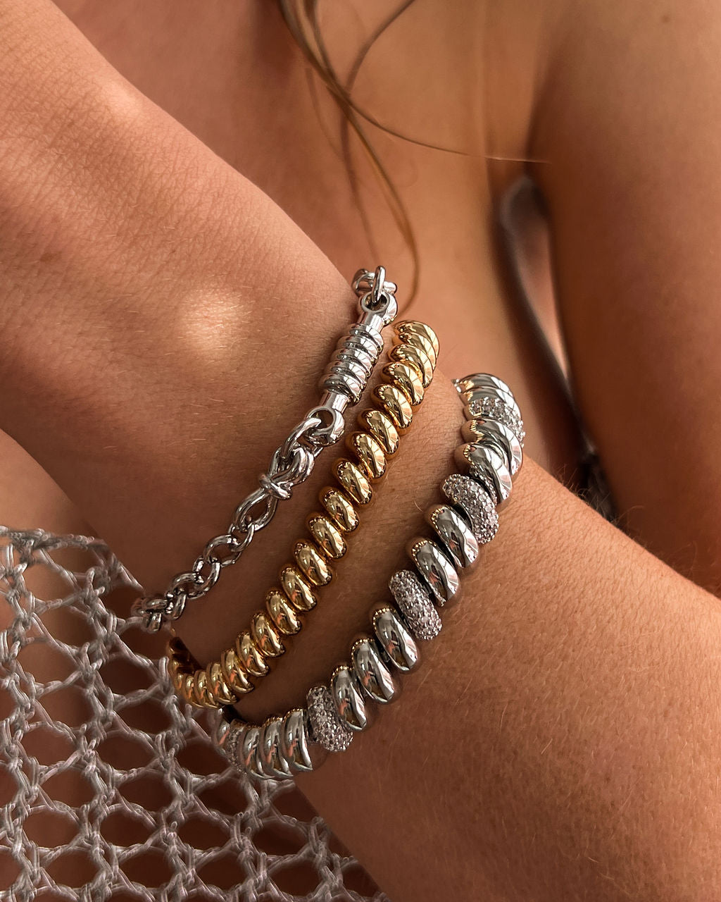 Horsebit Bracelet - Silver — alternate view