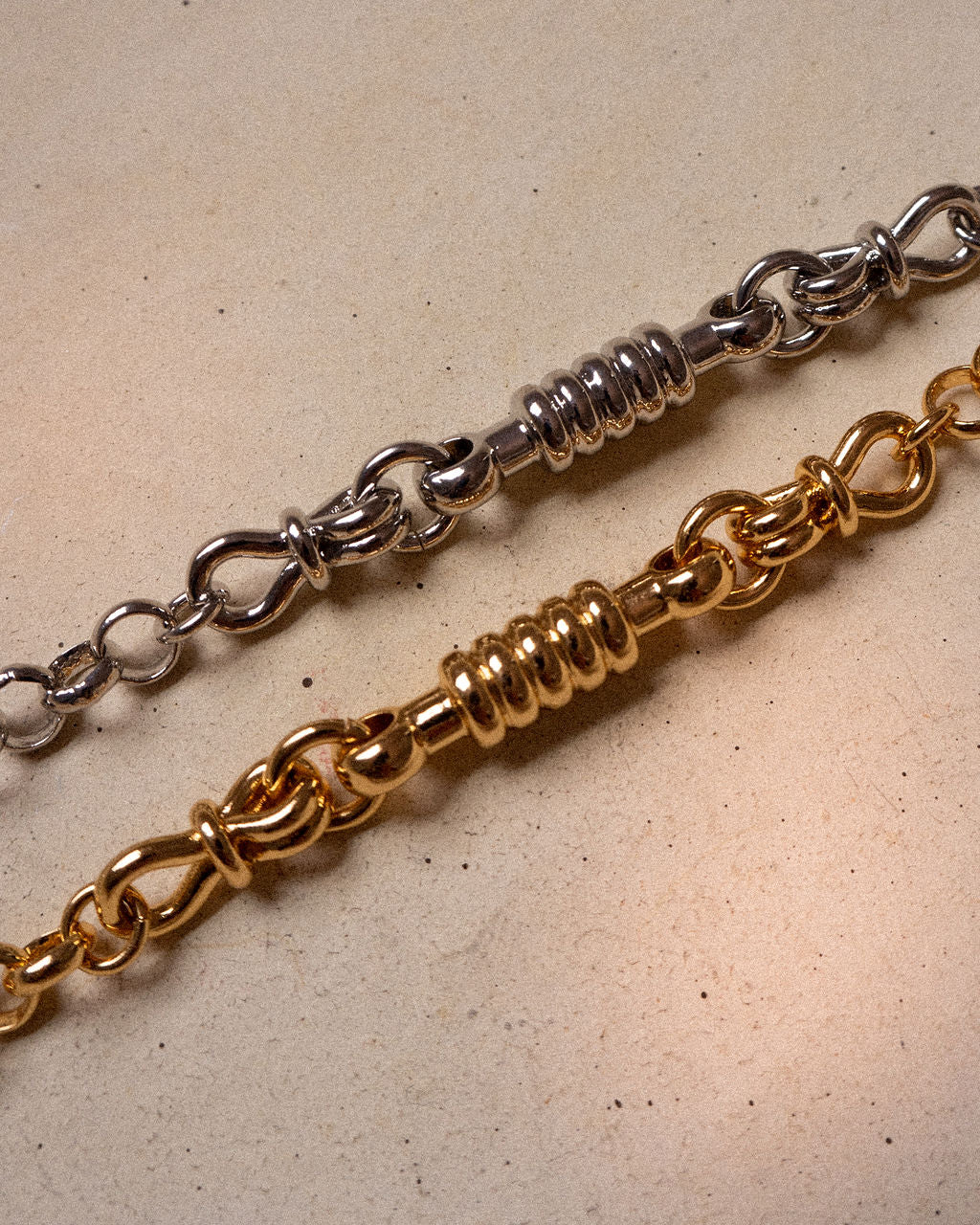 Horsebit Bracelet - Silver — detail view