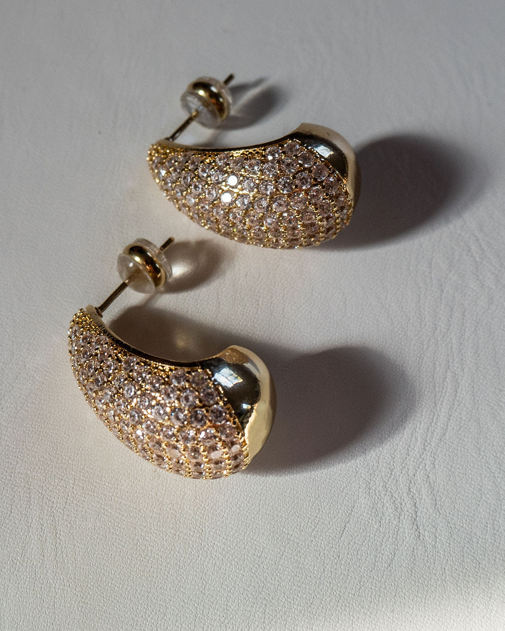 Pavé Gia Earrings — detail view 2