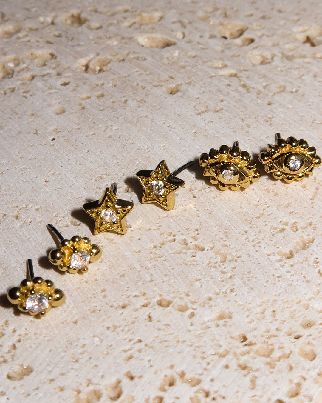 Star Studs - Earrings — alternate angle