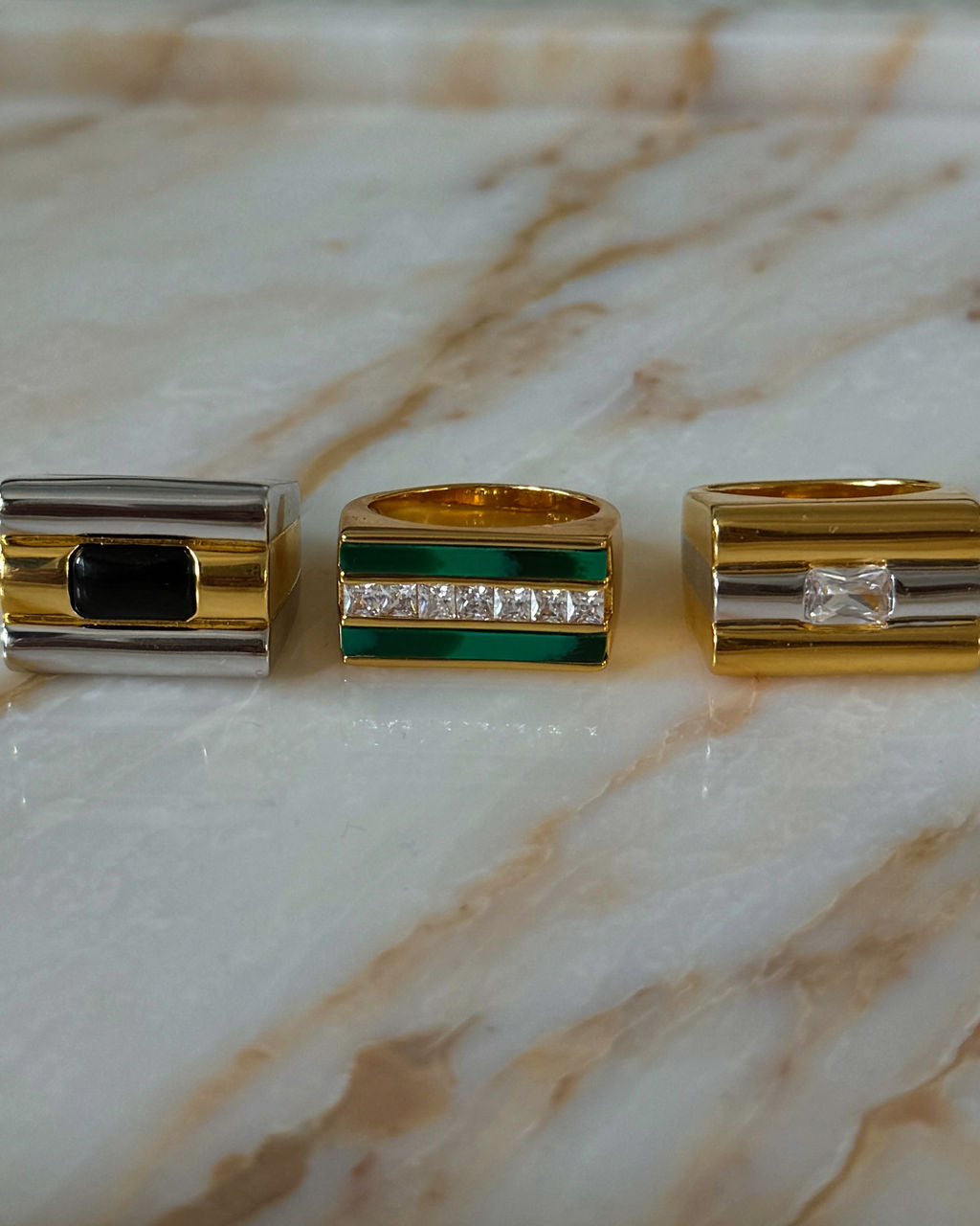 Panini Ring- Malachite — another angle